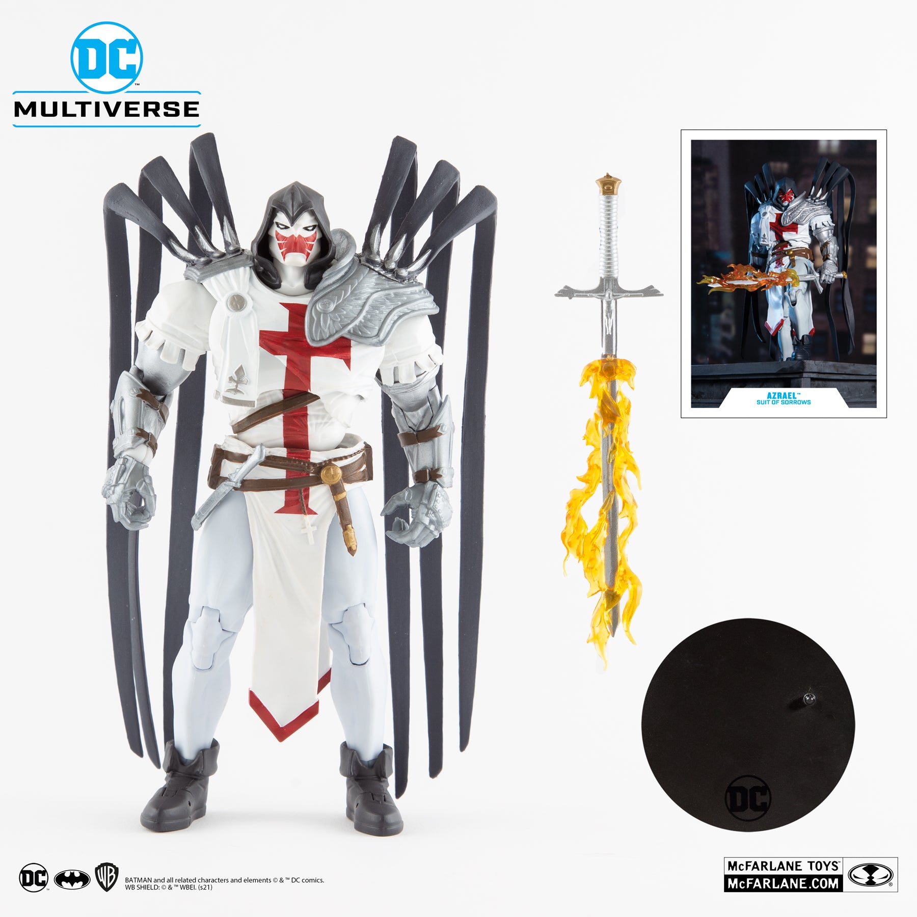 McFarlane Toys DC Multiverse AZRAEL SUIT OF SORROWS