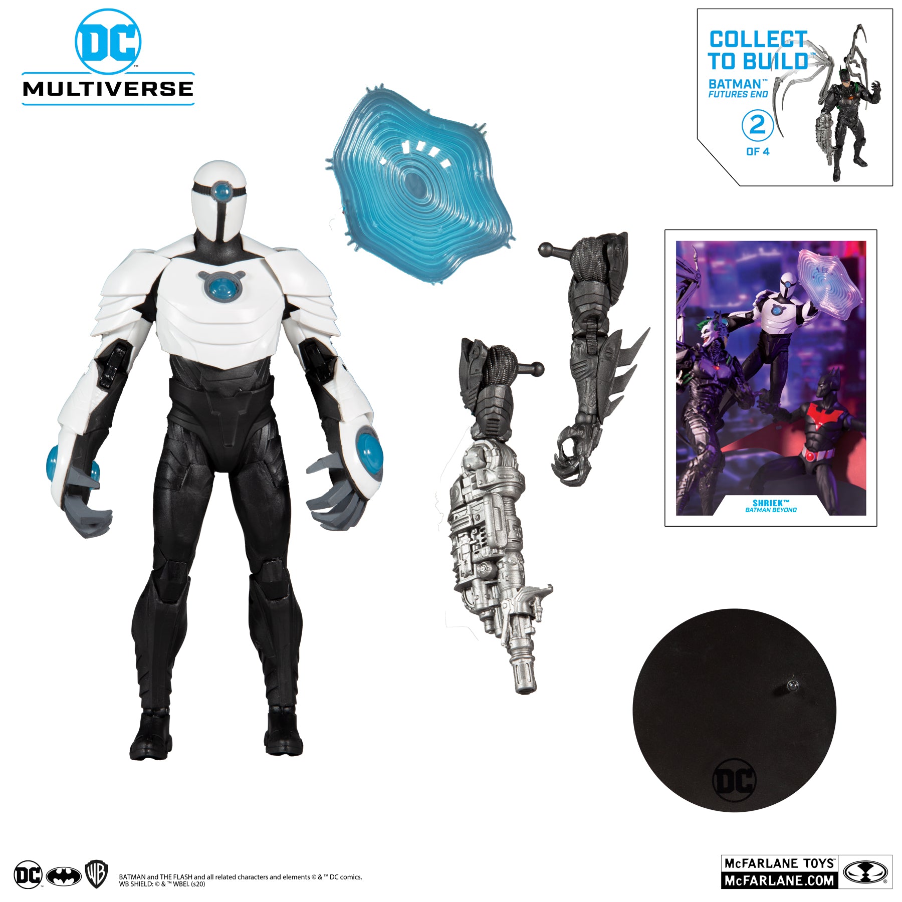 McFarlane Toys DC MULTIVERSE BATMAN BEYOND - SHRIEK: FUTURES END Jokerbot Wave