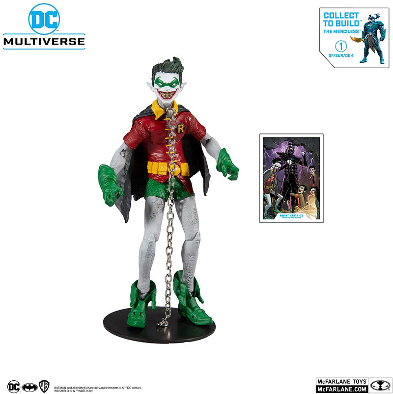 McFarlane Toys DC Multiverse Robin Earth - 22 with Build-A Parts for 'The Merciless' Figure