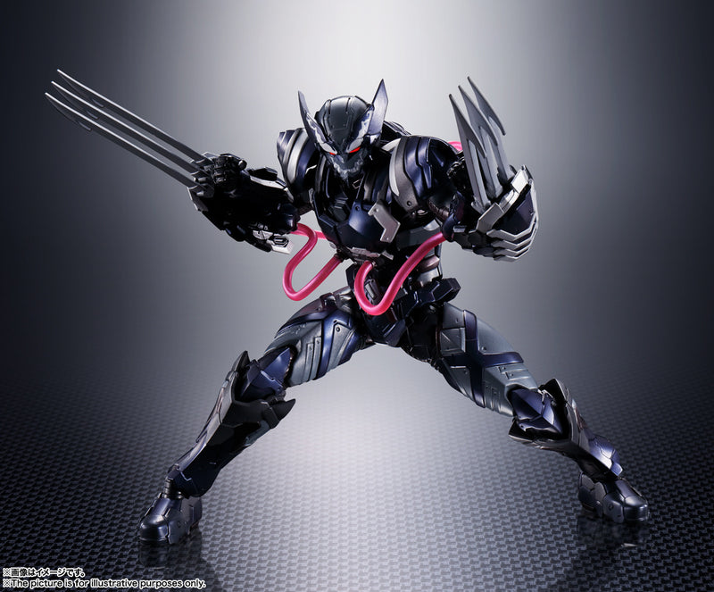 Tech-On Avengers S.H. Figuarts Action Figure Venom Symbiote Wolverine