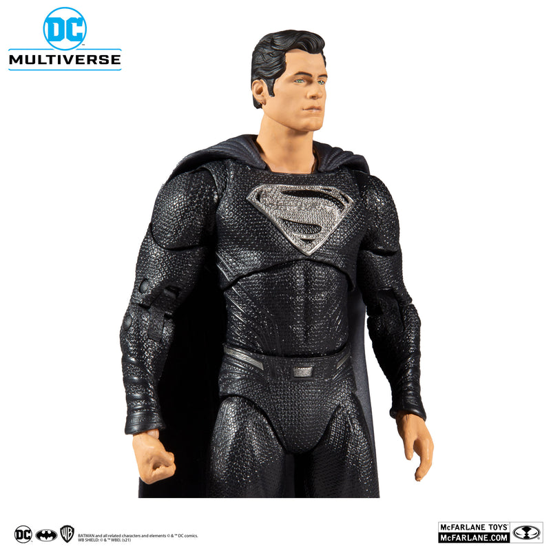 McFarlane Toys DC Justice League Movie Superman Black Suit Action Figure