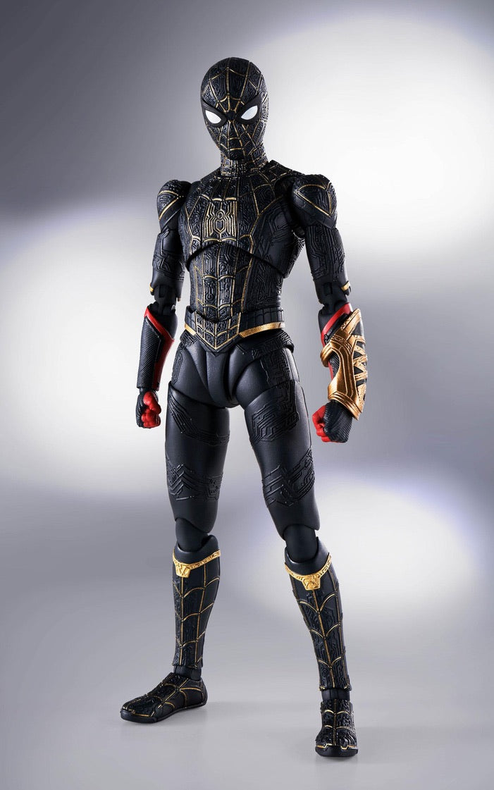 Spider-Man: No Way Home SH Figuarts Spider-Man Black & Gold Suit