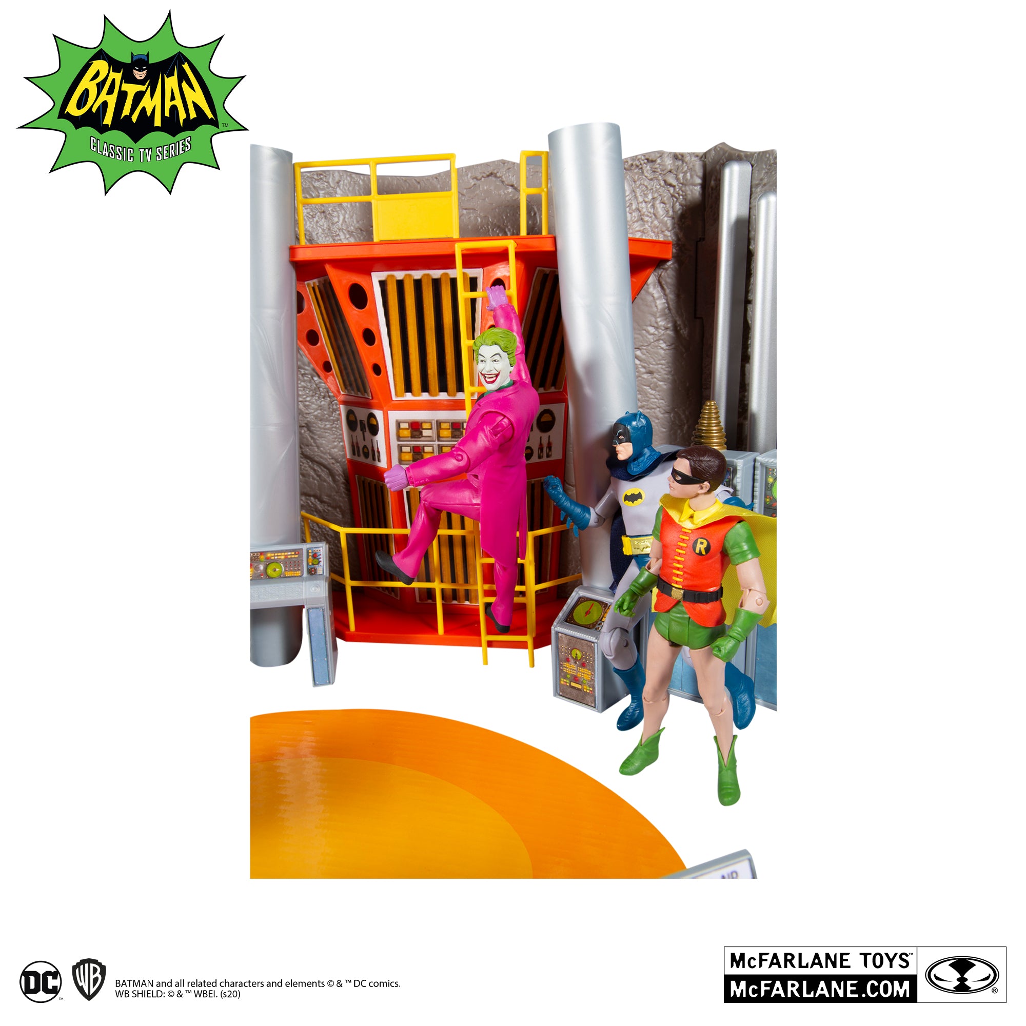 Mcfarlane Toys DC retro Wave Batman 1966: BATCAVE PLAYSET