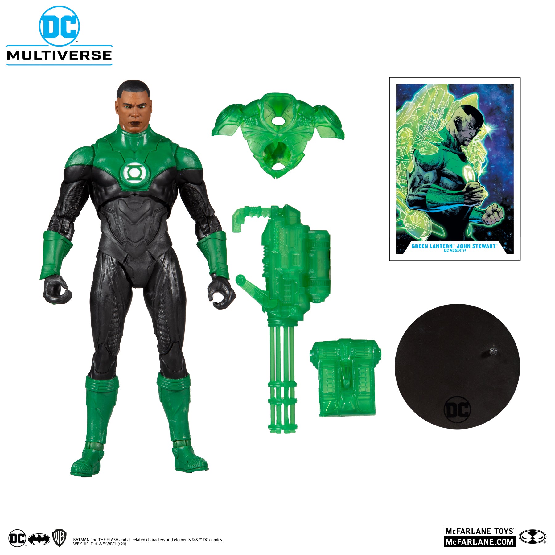 McFarlane Toys DC Multiverse Green Lantern: John Stewart Figure