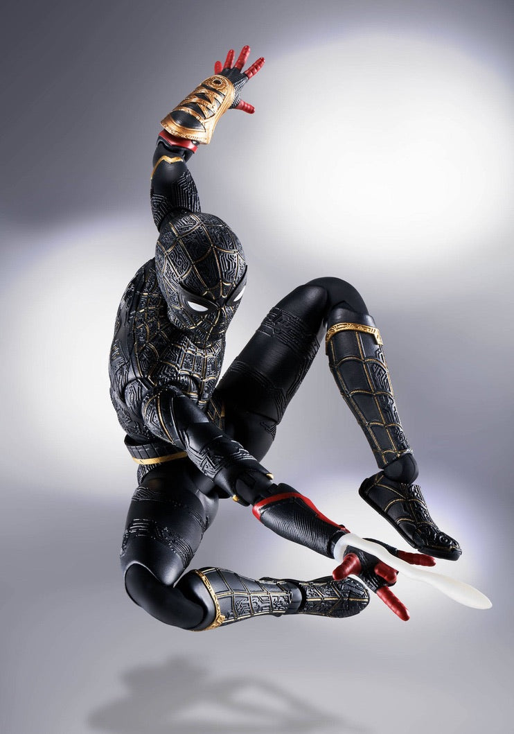Spider-Man: No Way Home SH Figuarts Spider-Man Black & Gold Suit