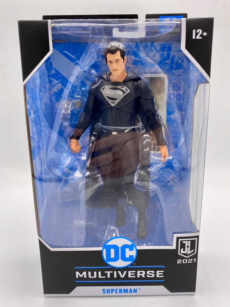 McFarlane Toys DC Justice League Movie Superman Black Suit Action Figure