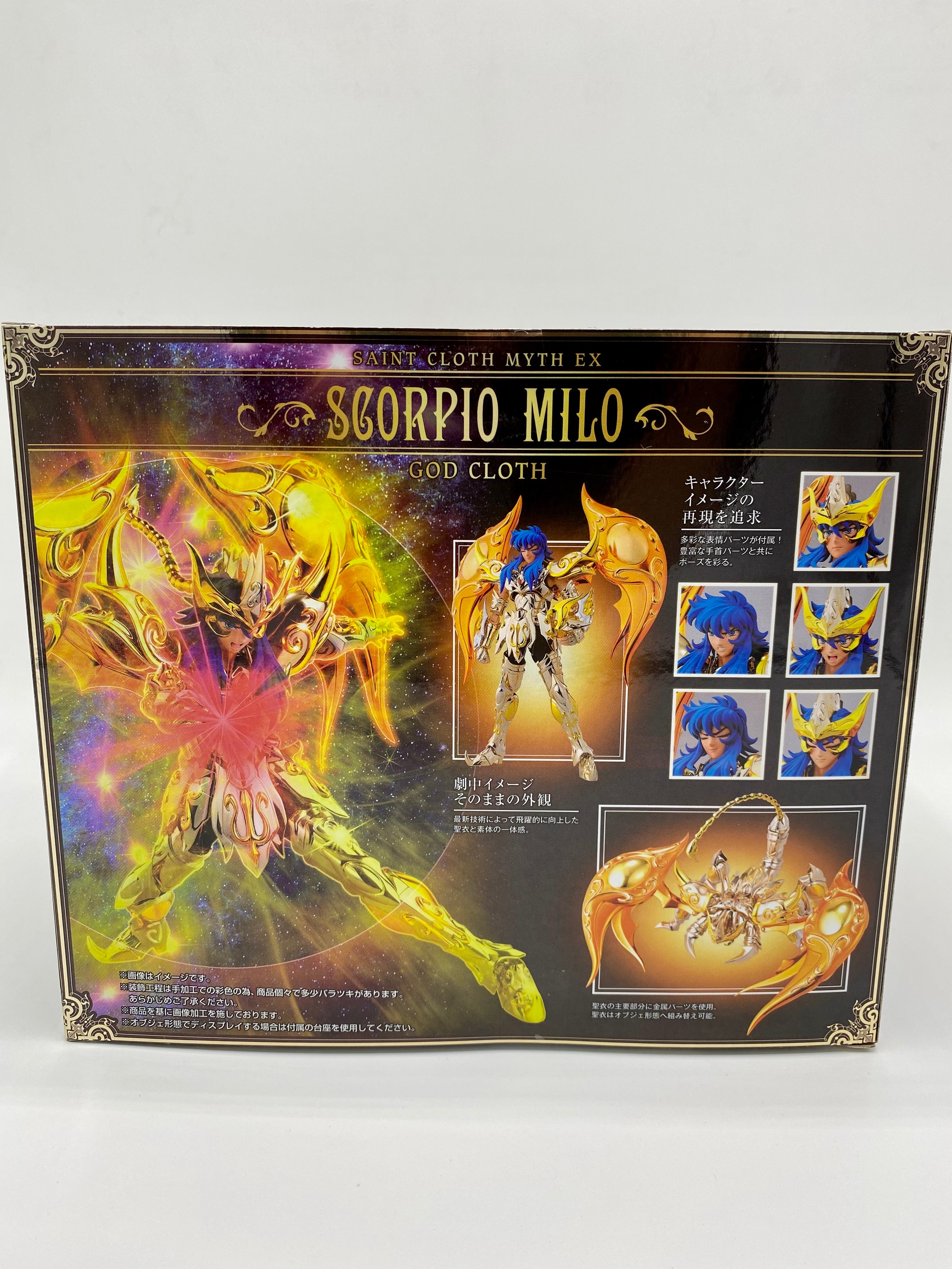 SAINT SEIYA SAINT MYTH CLOTH EX MILO SCORPIO SOUL OF GOLD