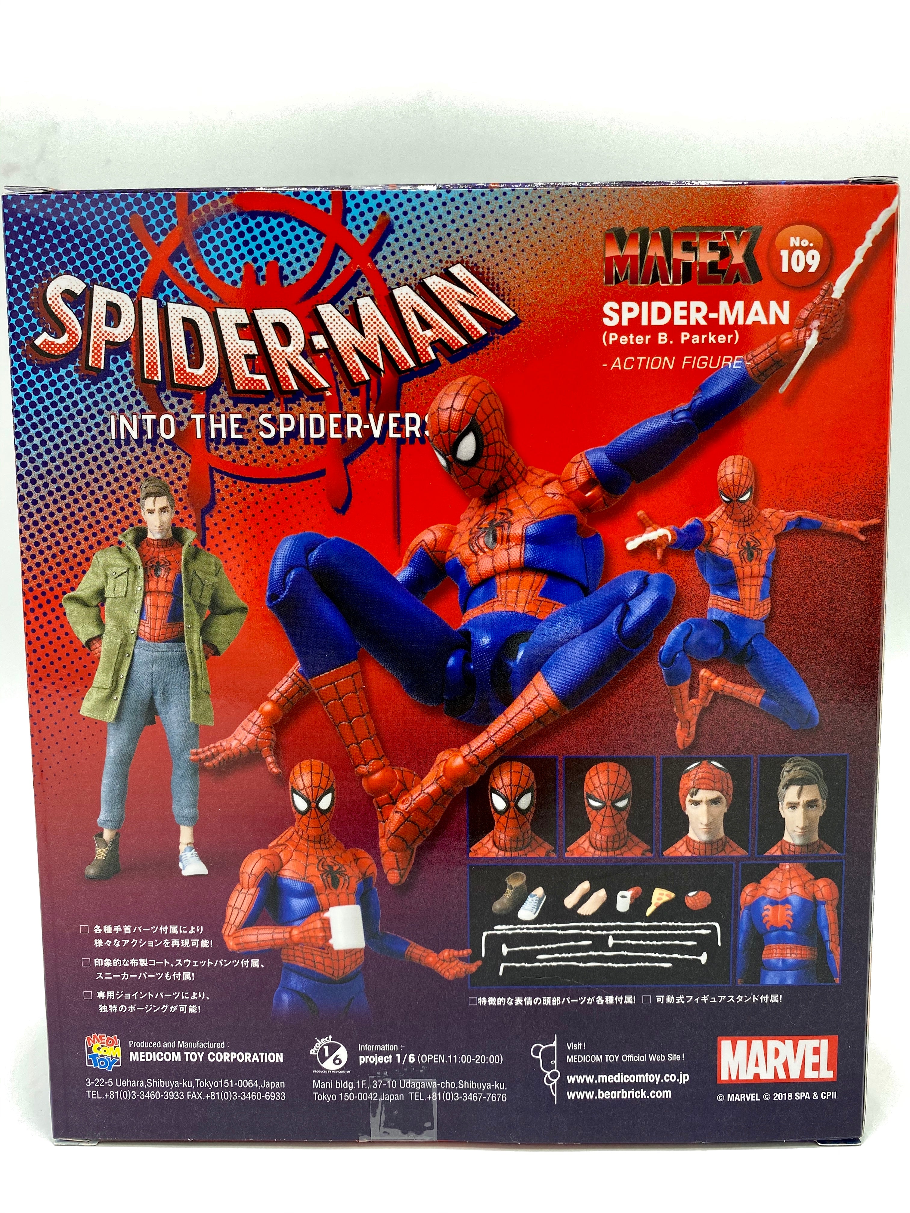 SPIDER-MAN INTO THE SPIDER-VERSE MAFEX No.109 SPIDER-MAN Peter Parker