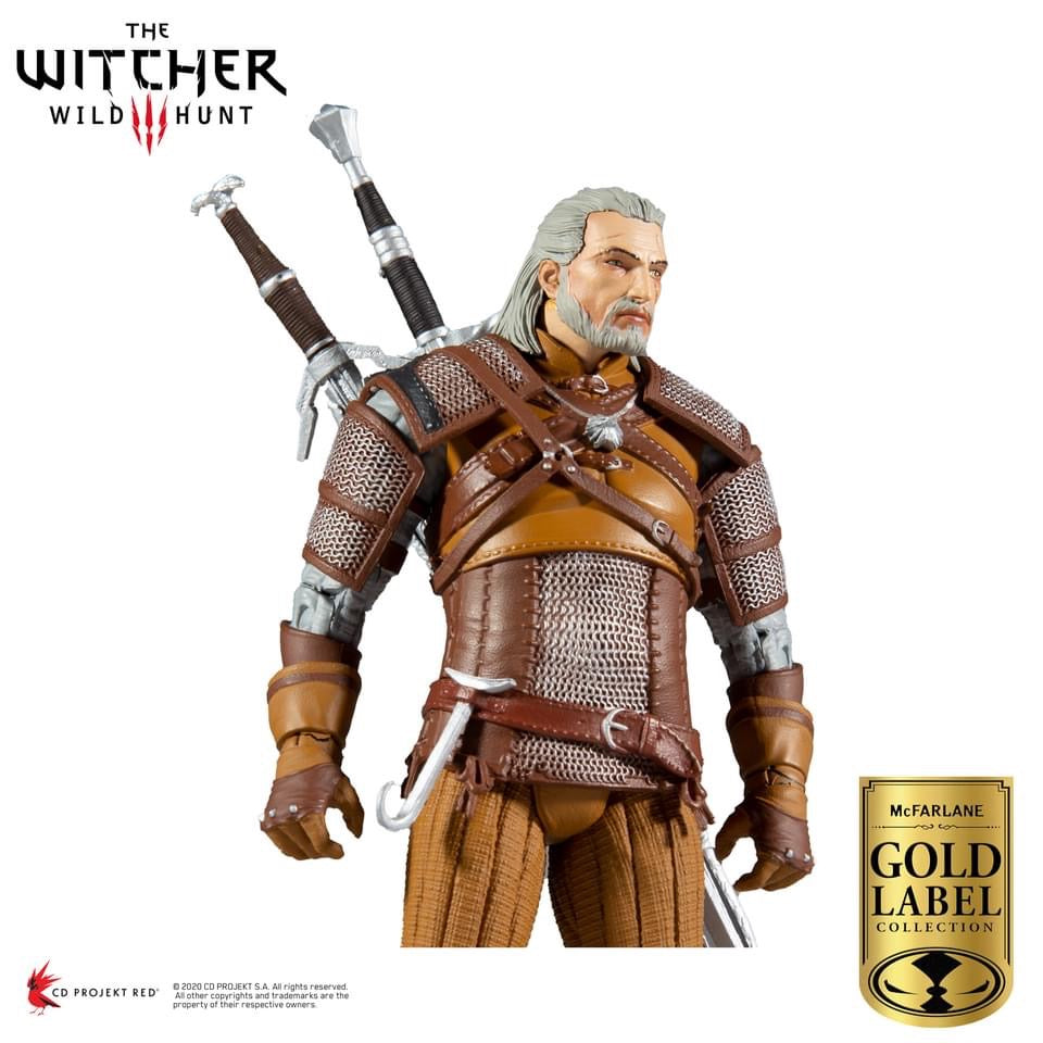 McFarlane THE WITCHER - GERALT OF RIVIA GOLD LABEL SERIES