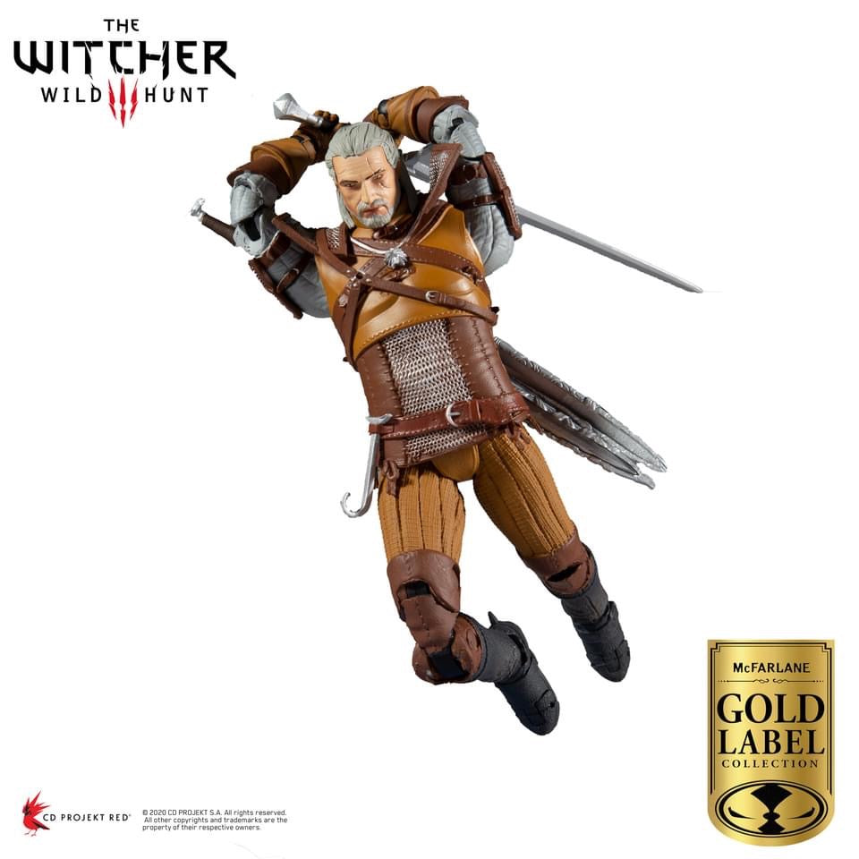 McFarlane THE WITCHER - GERALT OF RIVIA GOLD LABEL SERIES