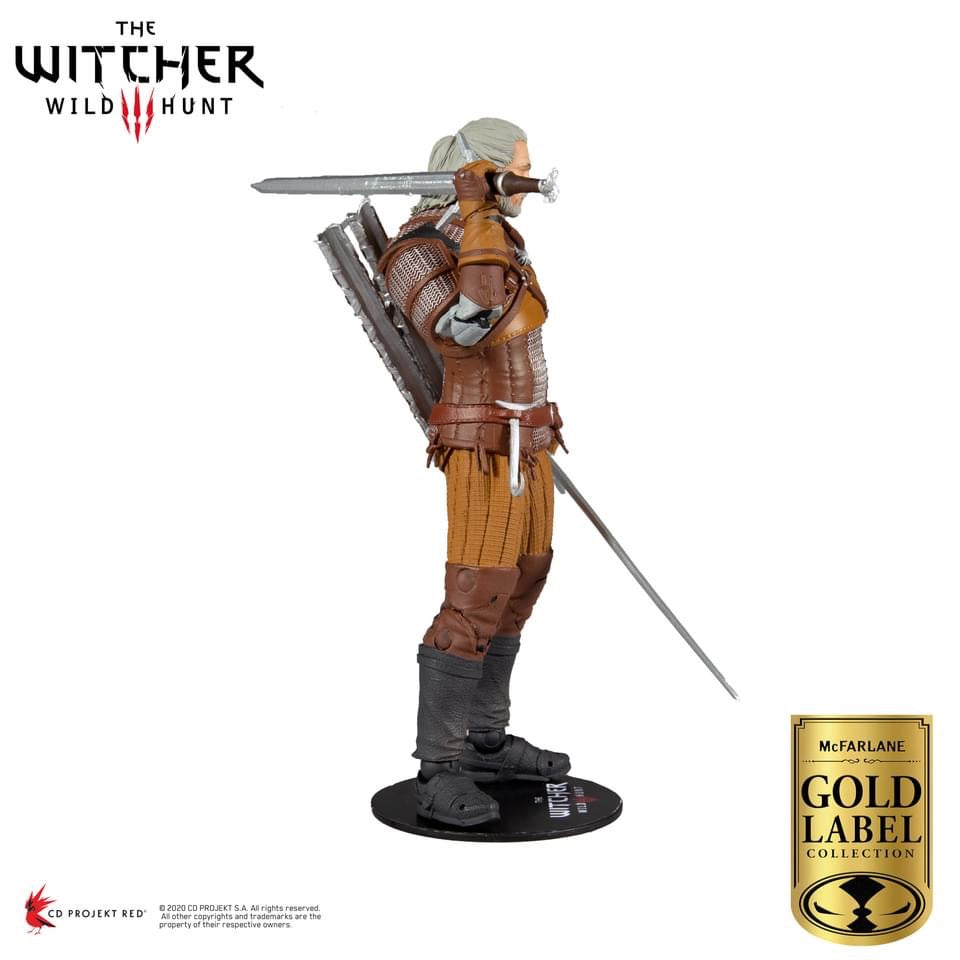 McFarlane THE WITCHER - GERALT OF RIVIA GOLD LABEL SERIES