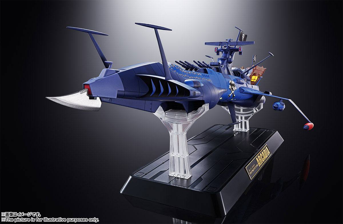 Space Pirate Captain Harlock Soul of Chogokin Diecast Model GX-93 Battleship Arcadia