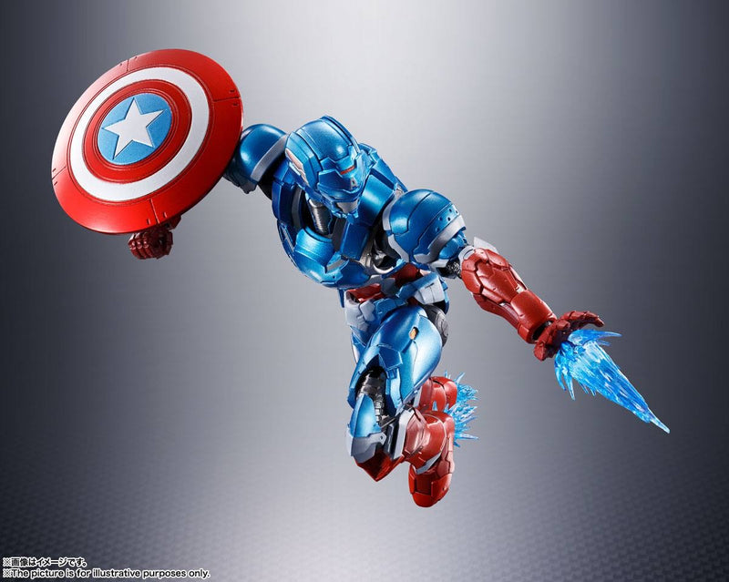 *PRE ORDER* Tech-On Avengers S.H. Figuarts Action Figure Captain America (ETA AUGUST)