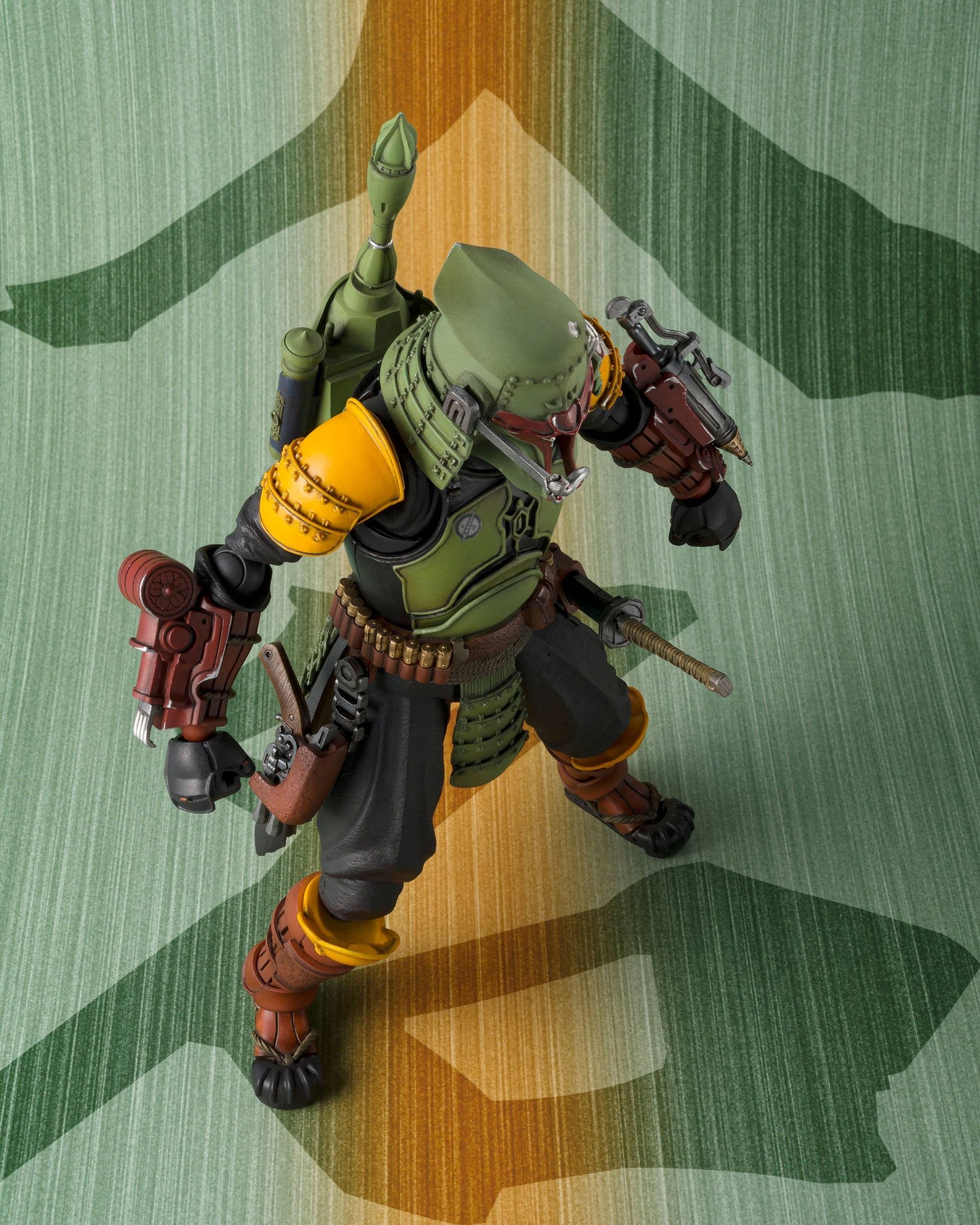 *CREASED BOX* Star Wars: The Book of Boba Fett Meisho Movie Realization Action Figure Daimyo Boba Fett