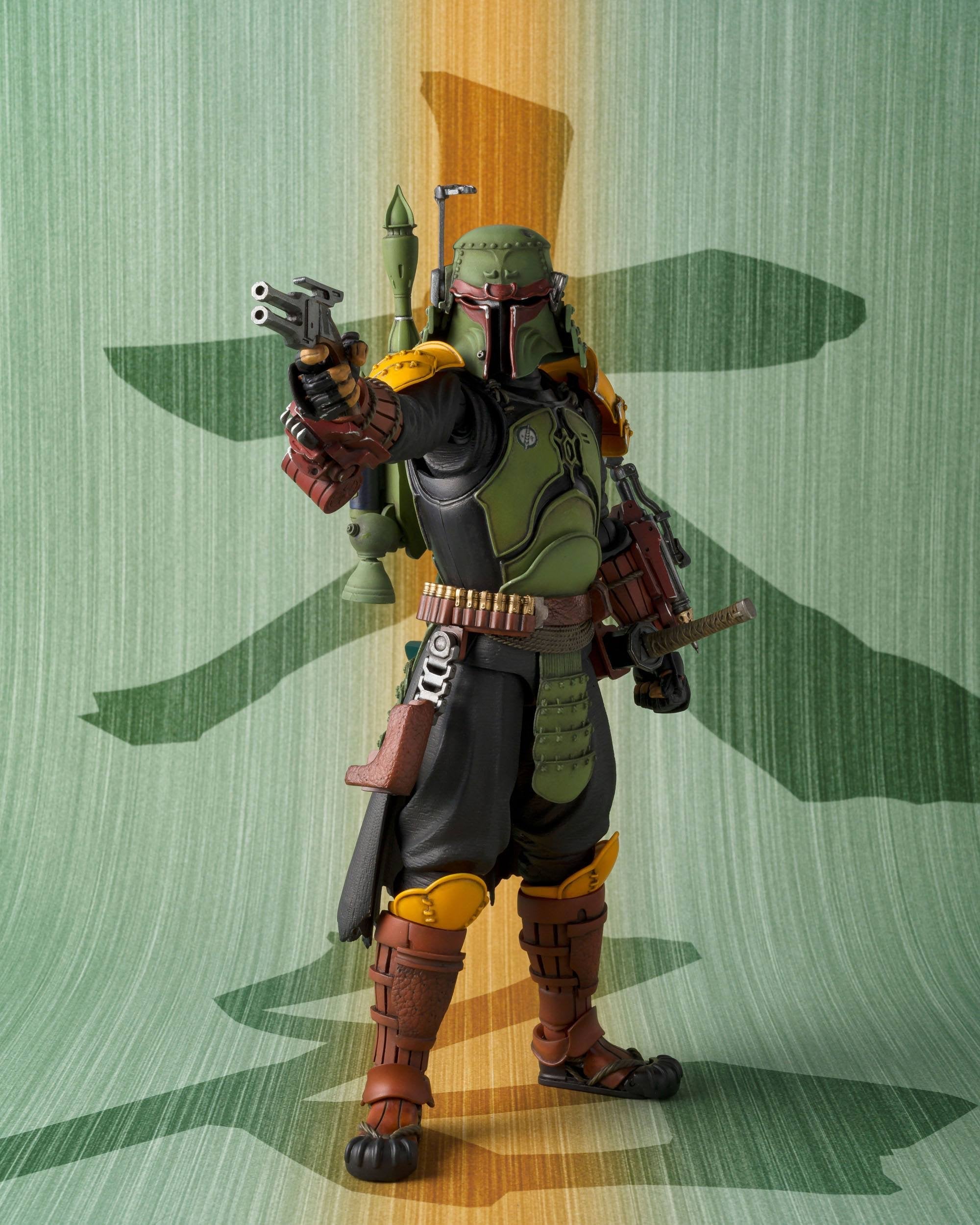 *CREASED BOX* Star Wars: The Book of Boba Fett Meisho Movie Realization Action Figure Daimyo Boba Fett