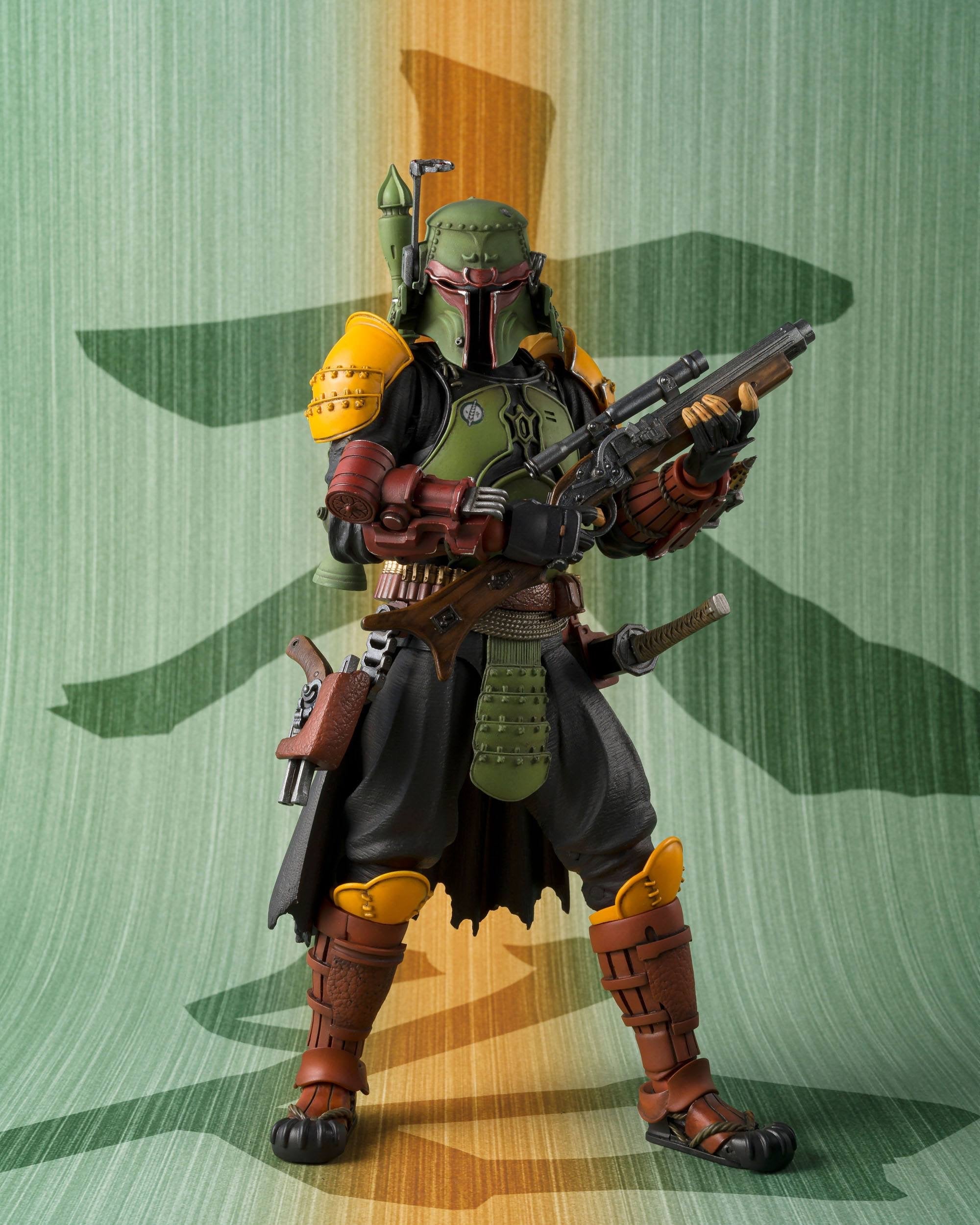 *CREASED BOX* Star Wars: The Book of Boba Fett Meisho Movie Realization Action Figure Daimyo Boba Fett