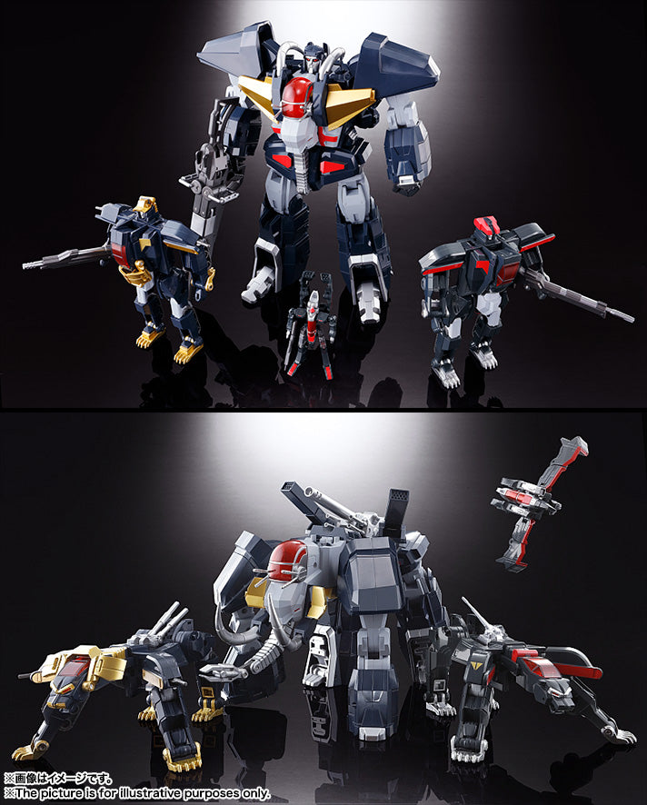 Dancouga Soul of Chogokin Diecast GX-13R Choju Kishin Dankouga Renewal Ver