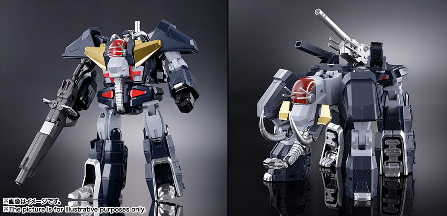 Dancouga Soul of Chogokin Diecast GX-13R Choju Kishin Dankouga Renewal Ver