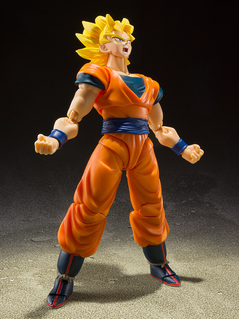 Dragon Ball Z Son Goku SSJ3 Figure Replaceable Hands Super Saiyan