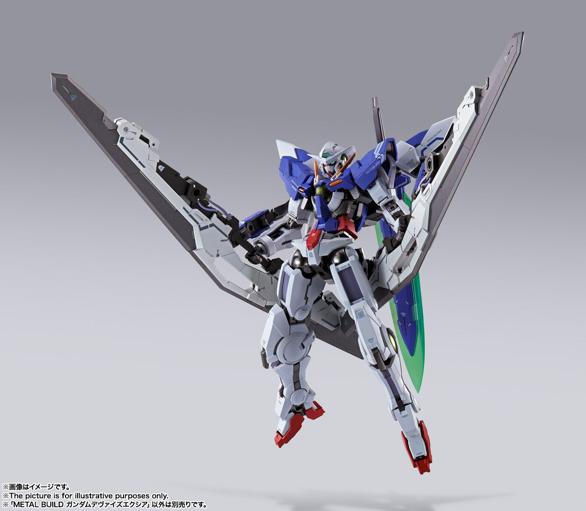 Mobile Suit Gundam 00 Revealed Chronicle Metal Build Diecast Action Figure Gundam Devise Exia