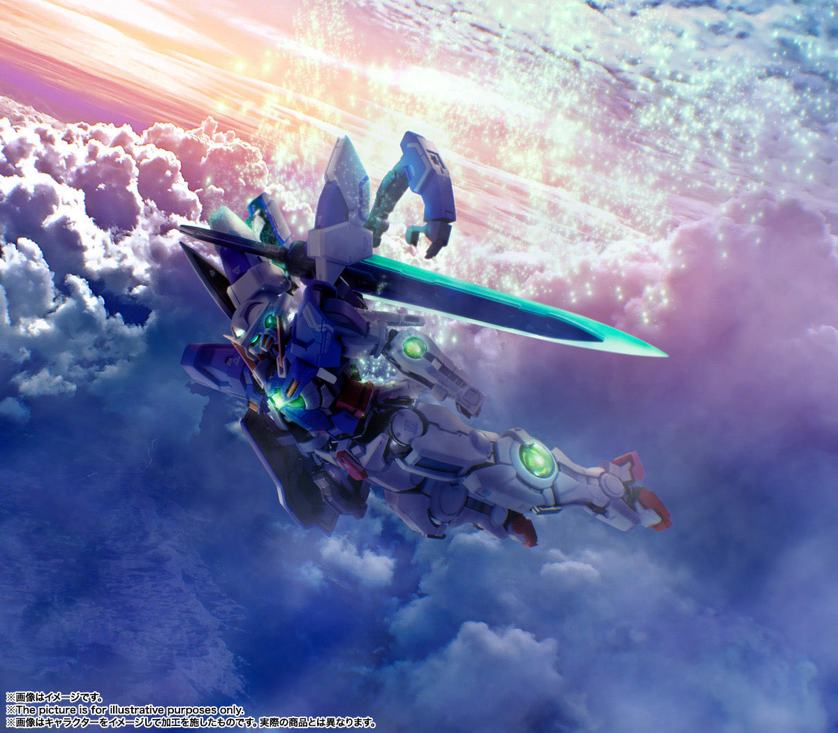 Mobile Suit Gundam 00 Revealed Chronicle Metal Build Diecast Action Figure Gundam Devise Exia
