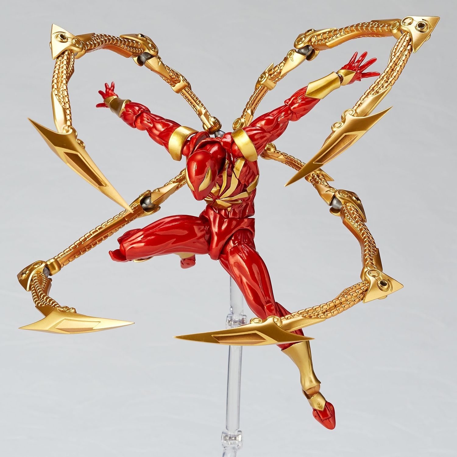 アメコミ REVOLTECH Amazing Yamaguchi Iron Spider Kaiyodo Amazing Yamaguchi Revoltech Iron Spider Reissue – Kapow Toys