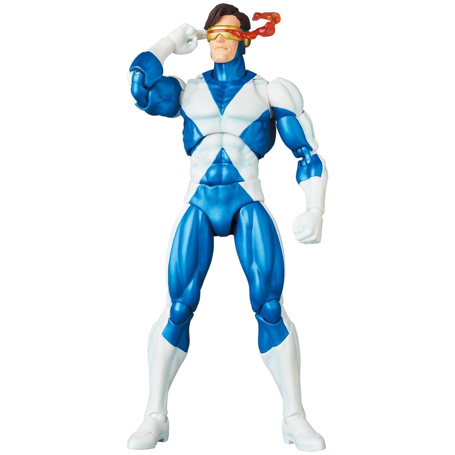 Marvel MAFEX No. 173 MAFEX CYCLOPS - COMIC VARIANT SUIT.