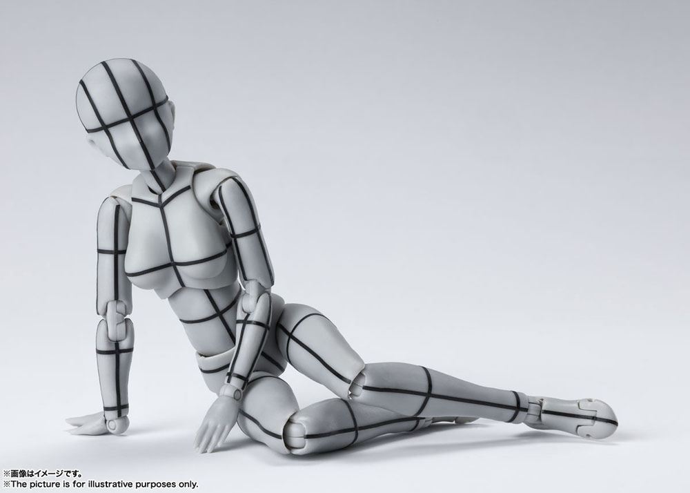 Body Chan SH Figuarts Wireframe Gray Color Version