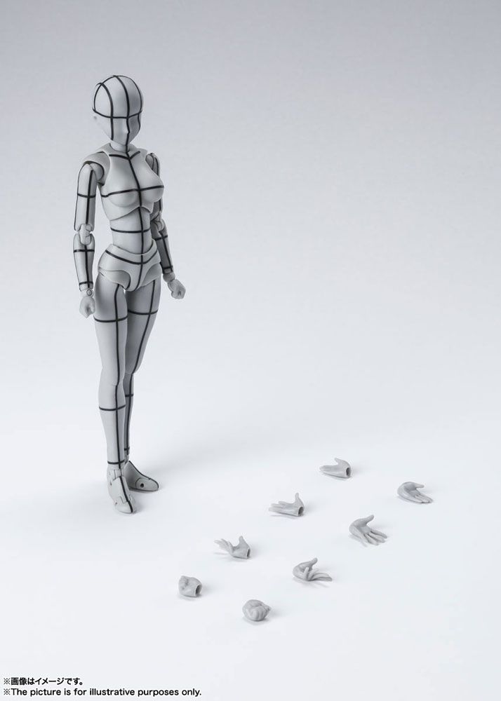 Body Chan SH Figuarts Wireframe Gray Color Version
